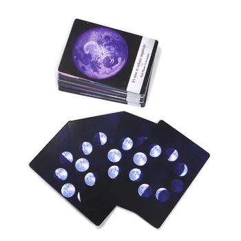 Skrivnostni Moonology Oracle Kartice Krovom, 44 Kartic, Vodenje Branje Usode Tarot Karte, Igra družabne igre