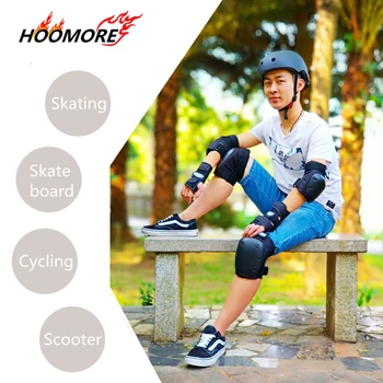 HOOMORE blagovno znamko strokovno odraslih, šport, varnost kolena, zapestje, komolec blazine drsanje skate board skuter agresivno športni zaščitnik