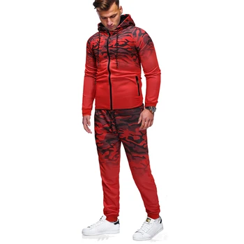 2019 Pozimi, Jeseni Hoodie majica jakno joggers sweatpants človek tiskanje obleke