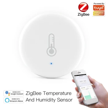 Tuya ZigBee Smart Zračni Tlak, Temperatura Vlažnost Okolja Aqara Senzor Dela Za Android IOS Telefon APP Nadzor