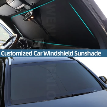Avto Spredaj Windows Vetrobransko steklo Dežnik Blok Anti-UV Kritje Za Audi A3 Limuzina A4 B7 B8 B9 A6 C6 C7 Q2 Q3 V5 Q5L V7 Sonce Zaščitnik