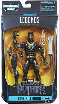 HASBRO Marvel Avengers Legende superheroj Black Panther Erik Killmonger Dejanje Fingure Zbirka Model Igrače OTROCI Božično Darilo