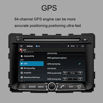 Android 9.0 Jedro Octa Avto Navigacijo GPS s podporo za Bluetooth Za SSANGYONG RODIUS/STAVIC/Mikro Stavic 2004-2012 DVD Predvajalnik