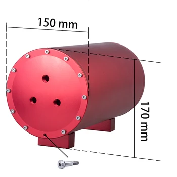 1.2 1.4 1.6 Galono Zrak Tank 3-Barve Ptional Valj Rezervoar Avtomobila Zračnega Vzmetenja Deli Kompresor Za Zrak Tank Izmenljive