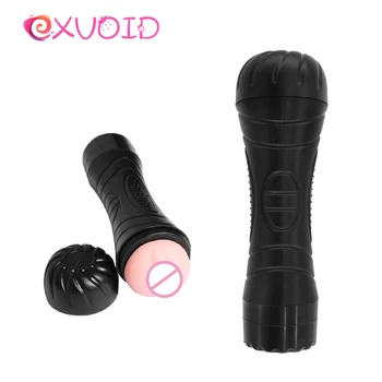 EXVOID Masturbatory Pokal Mehko Tesen Muco Spolnih Igrač za Moške Sex Shop Seks Pralni Realistična Vagina Moški Ne Vibrator Masturbator
