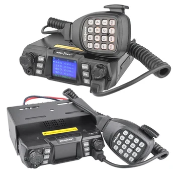 Mobilni Ham Radio Sprejemnik, VHF UHF Mobilna Radijska Dual Band Quad Pripravljenosti Vozila Sprejemnik s Programsko Kabel in Programska oprema
