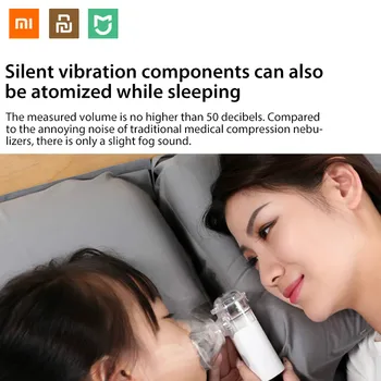 Xiaomi Mijia Jiuan Andon Prenosni Mikro-Razpršilo Razpršilo Mini Ročni Inhaler Respirator Za Otroke In Odrasle Kašelj Zdravljenje