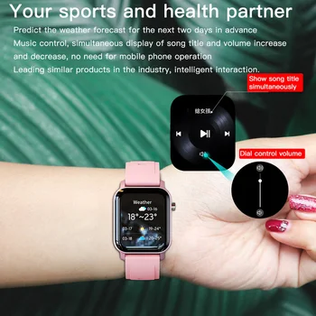 2020 Poln na Dotik Pametno Gledati Ip68 Vodotesen Šport Smartwatch Ženske Moški Pedometer Fitnes Tracker Watch kisika v Krvi, Srčni utrip