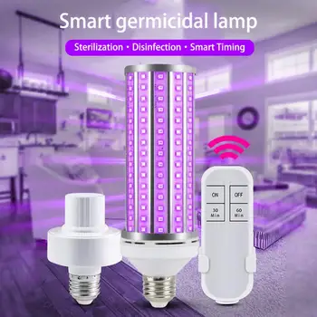 Smart Svetlobo UV 60 W UV proti klicam Razkuževanje UVA Žarnica Led Corn Žarnice Z Pametna Stikala za Luč Držalo Za Pametni Dom