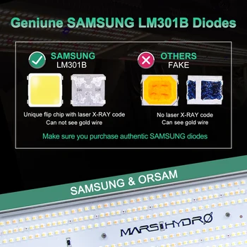 Mars Hydro SP 3000 Samsung LM301B & Osram 660nm Celoten Spekter LED Rastejo Luči Trakovi Rastejo Šotor Hydroponics Zelenjave in Cvet