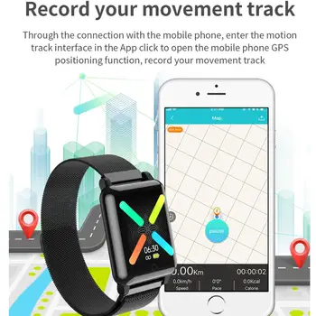 Telo Temprature Smartwatch Nepremočljiva Športna Fitnes Tracker Srčni utrip, Krvni Tlak Oxgen Spremljanje Pametno Gledati IOS Android