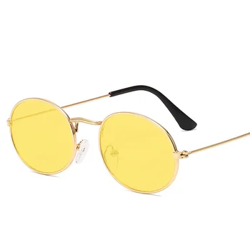 LeonLion 2021 Ovalna Kovinska sončna Očala Ženske/Moški Luksuzne blagovne Znamke Očala Ulica Premagal Ogledalo Letnik Oculos De Sol Gafas UV400