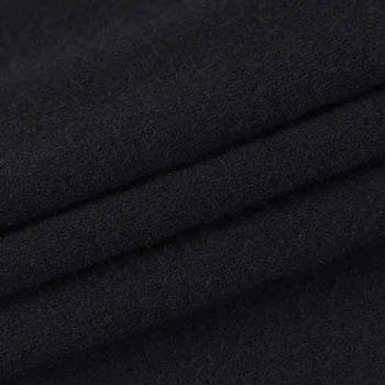 Lossky 2020 Jeseni Seksi Slim Mini Obleka Black Nezakonitih Paket Kolk Dolg Rokav Ženske Pletene Obleka Ženska Bodycon Stranke Obleke