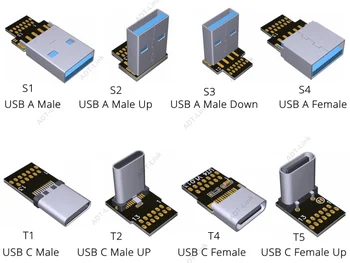USB 3.0 Kabel Ravno USB Kabel Podaljšek, Moški-Ženska Podatkovni Kabel pravim Kotom USB3.0 Podaljšek Kabel za PC TV USB Podaljšek