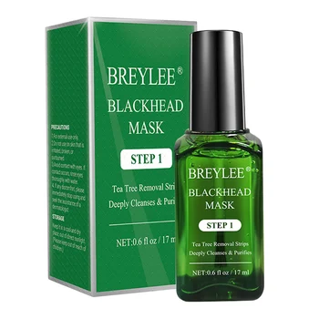 BREYLEE Tea Tree Oil Blackhead Odstranjevalec Blackhead Odstranjevanje Kit Blackhead Rešitev Blackhead Odstranjevalec Peel Off Zdravljenje Aken