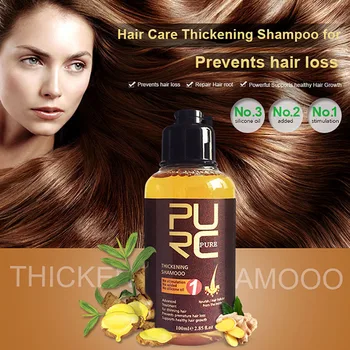 100 ML Zeliščni Vonj Zdravljenje izpadanje Las, Šamponi Naravnih Sestavin, ki Ne Dražijo Ne Silikonsko Olje Rumene, Šamponi