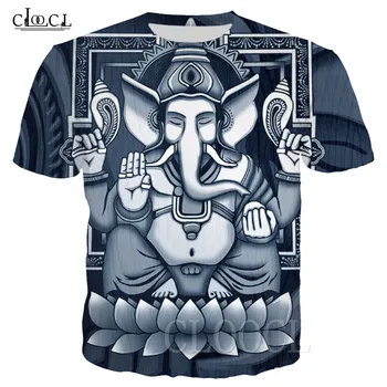 Shiva, Parvati Ganesha Hindujski Gospod Majice s kratkimi rokavi Moški/Ženske T-srajce Moda 3D Tiskanja Plus Velikost Tshirt Poletne Ulične Priložnostne Puloverju