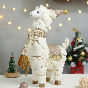 Zložljive Jelenov Božič Doll navidad Figurice Božično Darilo za Otroka Rdeče božično drevo okraski za novoletno Darilo