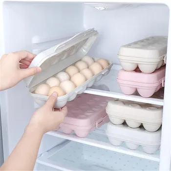 12 Omrežja Priročno Jajca Hrane Škatla Za Shranjevanje Kuhinja Hladilnik Anti-Prestrezni Pladenj Posodo, Pribor, Material Primerih