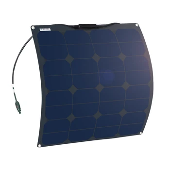 Prilagodljiv sončne celice, baterije black 50 W 12v sončne celice, polnilec za avto, RV hiša baterije Čoln jahta