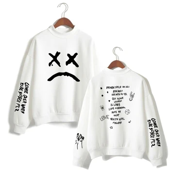 Lil Peep Print Majica Moški In Ženske Obleke Z Dolgimi Rokavi Pomlad Hip Hop Majica Korejski Ulične Moških Street Nositi Oblačila