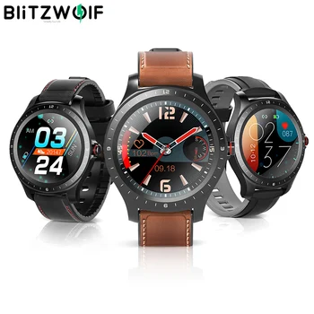 [ bluetooth 5.0 ] BlitzWolf BW-HL2 Pametno Gledati 1.3 Celoten Krog, Zaslon na Dotik, Srčni utrip, Krvni Tlak O2 Monitor IP67 Smartwatch