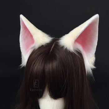 LOL, KDA Je najbolj pokvarjen Ahri Cosplay DIY Mačka, Lisica Ušesa Hairhoop Hairbands Pokrivala Halloween Kostum Dodatki