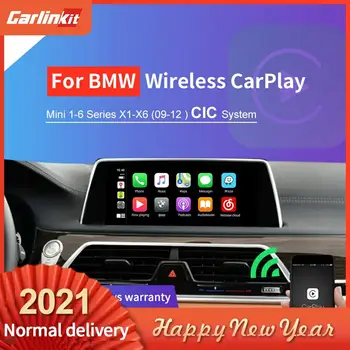 2021Carlinkit 2.0 Brezžični Canplay Android Auto Za BWM CIC Sistem 2009-2012 Podporo Apple Avto igra IOS 14 Airplay Mrrorlink Zemljevid