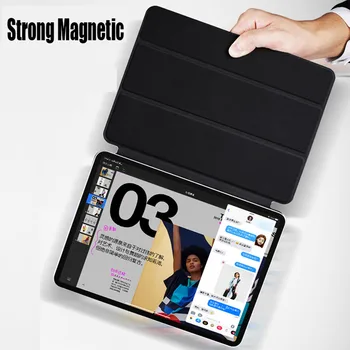Za iPad Pro 11 Ohišje za iPad Pro Za 12,9 2018 Funda Magnetni Ultra Slim Smart Cover za iPad 11 inch Primeru Podpore, Priložite Polnjenje