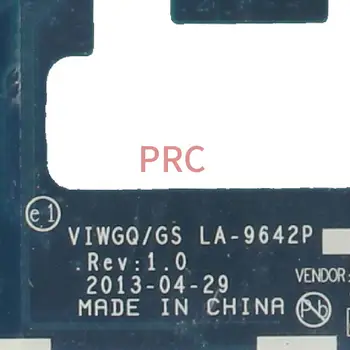 90003684 Za LENOV0 Ideapad G510 Zvezek Mainboard LA-9642P SR17E DDR3 Prenosni računalnik z matično ploščo