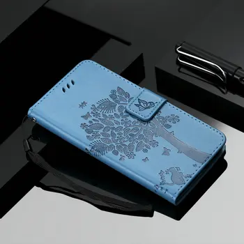 MiA3 Zaščitna torbica za Xiaomi Mi A3 Luksuznega Usnja 3D Emboss Denarnica Denarnica Kritje za Funda Xiaomi Mi 3 Primeru MiA 3 3A Mi 3