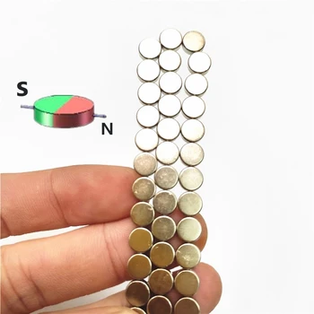 50/100 kozarcev NdFeB Magnetov Diametrically Namagnetena Palico Premera 6 x 2 mm Preizkus Natančnosti Merilne Magnet magnet kodirnik