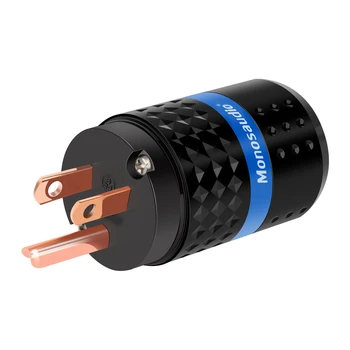 Monosaudio M102/F102 99.998% Čistega Bakra NAS AC Power Plug & IEC320 C13 Priključek za Avdio DIY Omrežni Napajalni Kabel