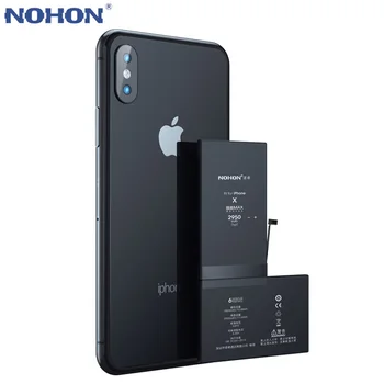 NOHON Baterije Za iPhone X 8 7 6S 6 S 5S 5C 5 Visoke Zmogljivosti Bateria Za Apple iPhoneX iPhone8 iPhone7 iPhone6S iPhone6 iPhone5S