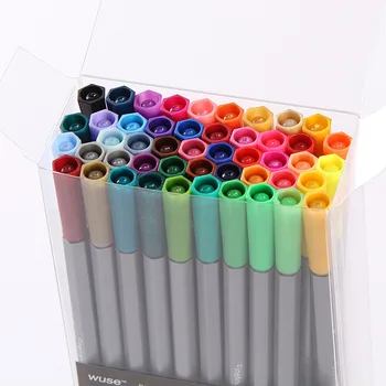 100 Color 0,4 mm Barvne Kavelj Vrstici Pero Gel Pero za Risanje Barve Strip Pero Umetnosti Označevalcev Odraslih Kolorit Knjige, Revije, Risanje Čečkanja
