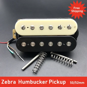 Humbucker Kitara Pickup Dvojno Tuljavo LP Električna Kitara Pickup Zebra Vratu in Bridge Pickup za LP Električni Guitarra