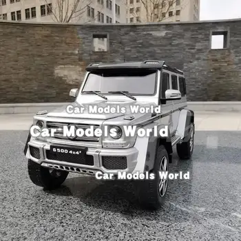 Diecast Modela Avtomobila Skoraj Realnem za G-Razred 4x4 (Srebro) 1:18 + darilce!!!!!