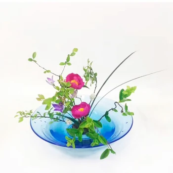 Japonski Ikebana Suiban Cvet Vode Pladenj Ploščo za Sveže Cvetje Urejanju