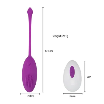 Vibracijsko Jajce Vibratorji Za Ženske Brezžični Daljinski Klitoris Stimulator Sex Igrače Massager Vaginalne Igrača