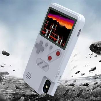 Barvit Zaslon Gameboy GB Igra Tetris Primeru Za Iphone 7 Primeru Iphone Xs Max Primeru 6 6s 7 8 Plus X XR 7plus 8plus Primeru Telefon