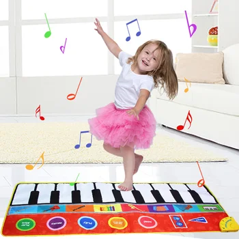 148x60CM Elektronsko Večfunkcijsko Glasbe, Klavir Otroška Igra Mat 8 Instrument Kombinacije Glasbeni Mat Izobraževanje Igrače za Otroke, Otroci }