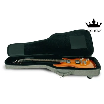 Normalno priljubljena električna kitara primeru nepremočljiva torba za kitaro vsestransko zaščito stojalo za električno kitaro, torba za kitaro kritje nahrbtnik