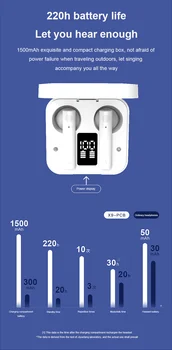 2020 Nove Brezžične Slušalke Bluetooth 5.0 Slušalke TWS Mini HI-fi V uho Šport Teče Slušalke Podporo Android Telefonov HD Klic