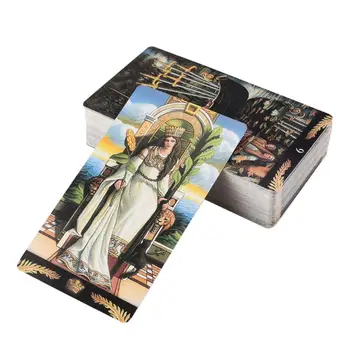Polni Angleški Pre-Raphaelite Tarot 78 Kartice Krovom Družini Stranka Igre Zabava Igranje Igre S Kartami Darilo