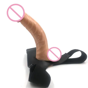 Sexshop visoke kakovosti 230*40 mm Velik Silikonski Pas Trak Na Dildo Ogromen Dildo brez naramnic Lezbični Seks Igrače, Izdelke, povezane s spolnostjo Sex Shop