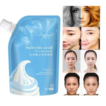 Salicilna kislina sladoled masko za akne vlažilne bris masko za čiščenje por, blatna maska 300 ML