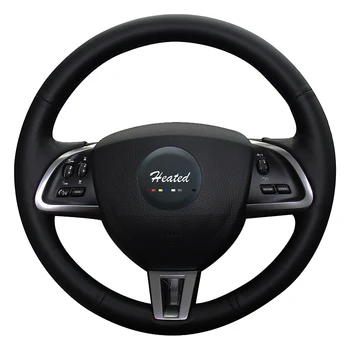 Volan Kritje za Jaguar xf avto styling Umetnega Usnja Pletenic na volanu