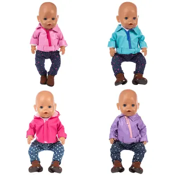 3pcs V 1, Novo Jakno Obleko, Primerni Za 43 cm Lutke 17inch Prerojeni Otroška Oblačila In Pribor