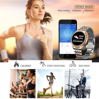 LIGE Nove Ženske Pametno Gledati Moški Športni Fitnes Tracker Za Android, ios, Srčni utrip, Krvni Tlak Spremljanje Nepremočljiva smartwatch