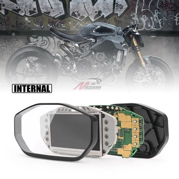 Univerzalno motorno kolo LCD Digitalni merilnik Hitrosti TFT 6 Prestavi iz Ozadja Motocikel prevožene poti Za 2,4 Jeklenke motorno kolo Merilnik